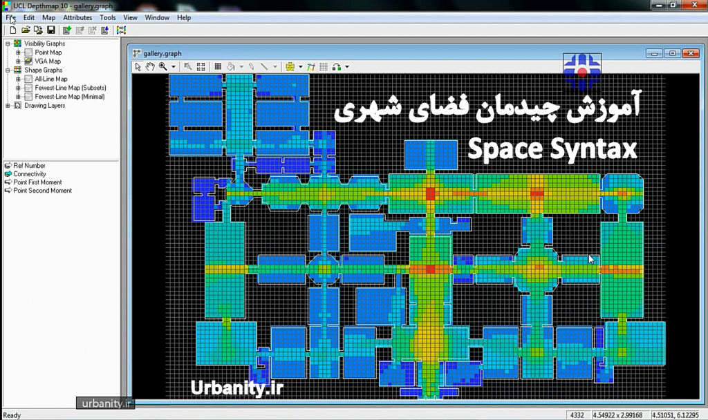 آموزش جامع چیدمان فضای شهری Space Syntax برای شهرسازان