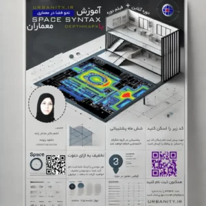 دوره جامع آموزش space syntax برای معماران با استفاده از نرم‌افزار DepthmapX