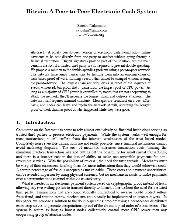 درآمد دلاری در بستر بلاکچین 1 مقاله بیت کوین